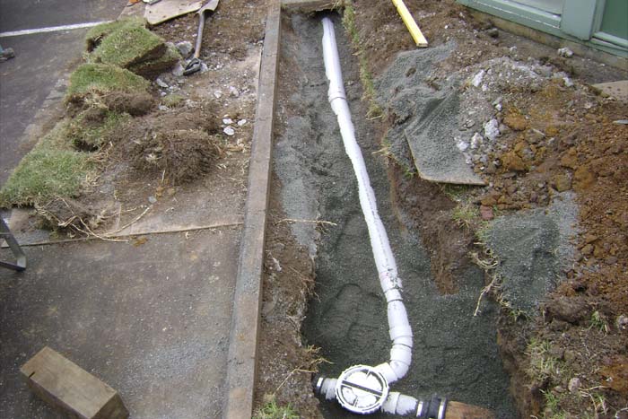 Installation Gray Water Connection